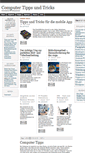 Mobile Screenshot of computer-tipps-und-tricks.de