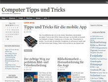 Tablet Screenshot of computer-tipps-und-tricks.de